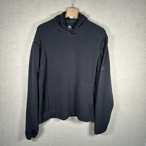 Nike ACG Therma Fit Fleece Hoodie Base Layer Men XL Black Mesh Vent Pullover